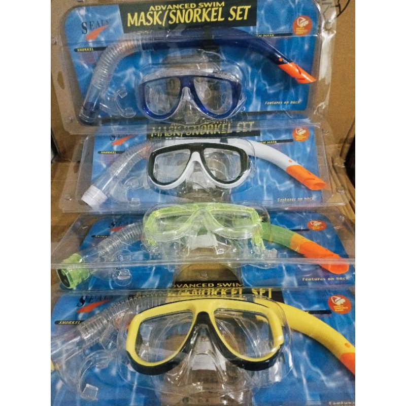 Alat selam/peralatan selam mask snokel SEALS ORIGINAL%