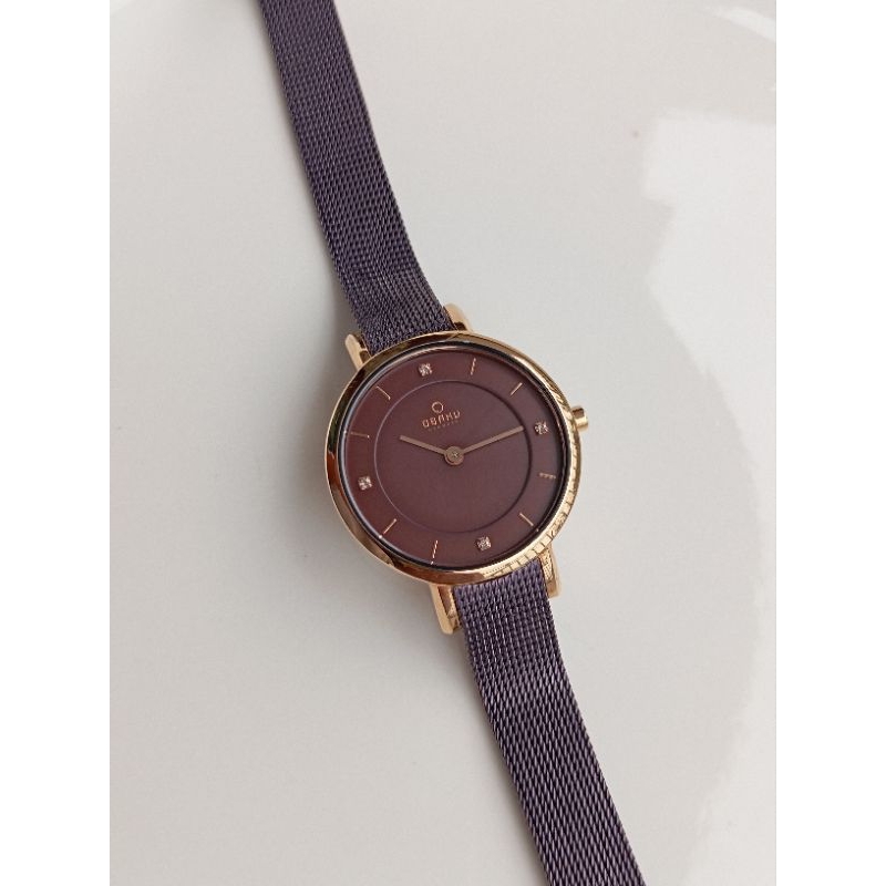 preloved jam obaku denmark gold bronze