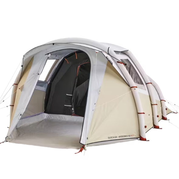 QUECHUA Air Second 4.1 XL Fresh & Black Tenda Inflatable Untuk 4 Orang Original