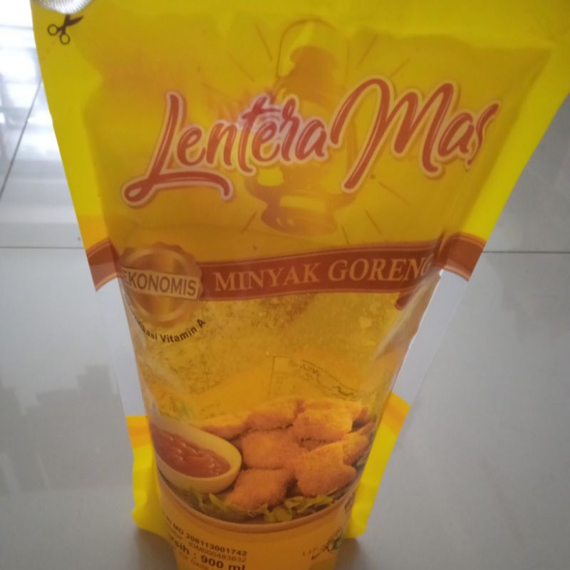 

minyak goreng lentera mas 900 ML