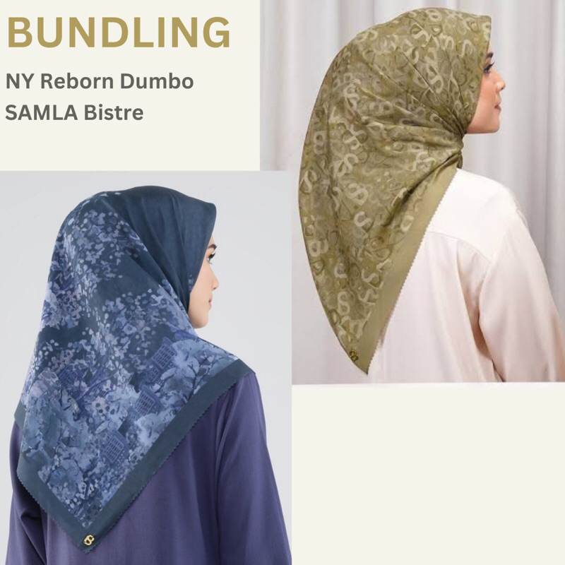 [Diskon Shopee Video][PRELOVED BUNDLING] Buttonscarves NEW YORK Dumbo Buttonscraves SAMLA Bistre Law