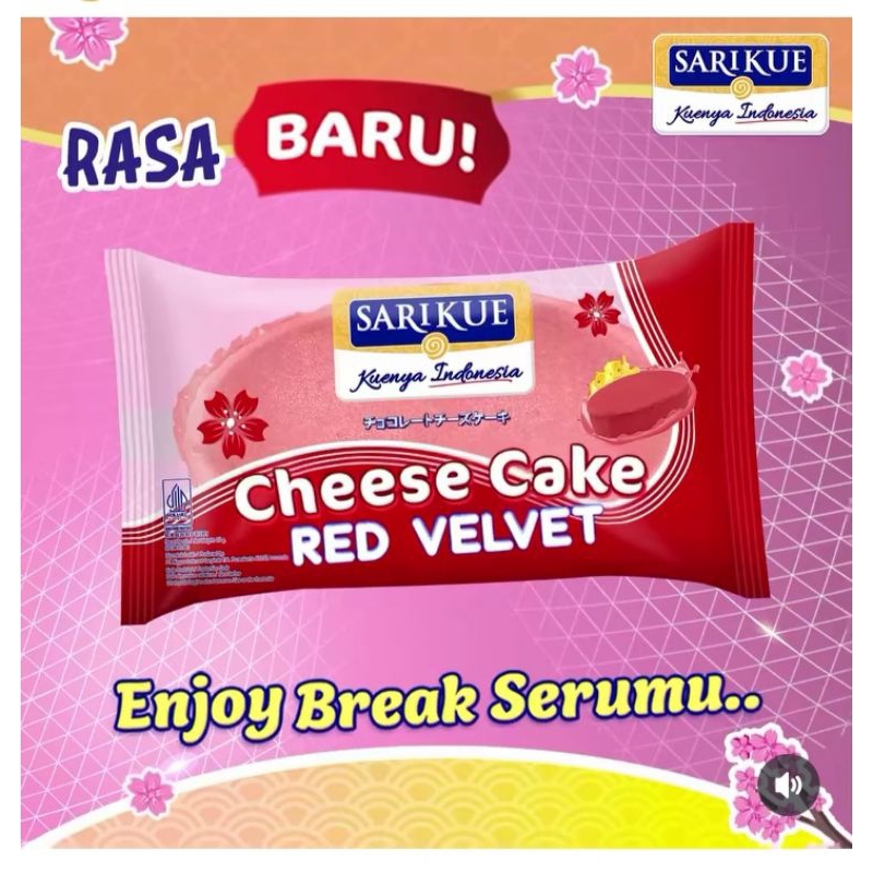 Cheese Cake RED VELVET #SariRoti #SariKue #RotiLezat