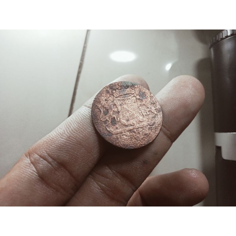 2 duit voc utrech 1790 cetak geser minor