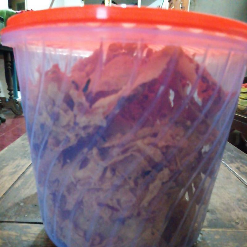 

rempeyek kacang rebon toples 5L