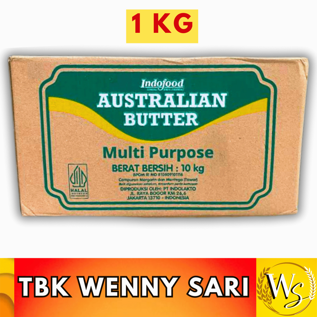 

Australian Butter Repack 1 KG ( Khusus Gosend Instant dan Grab Instant )