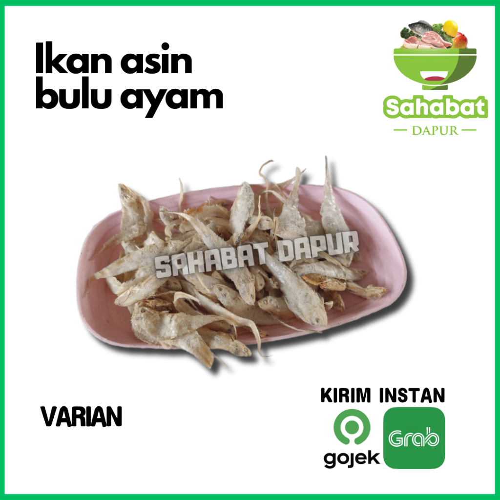 

Ikan Asin Bulu Ayam - Sahabatdapur