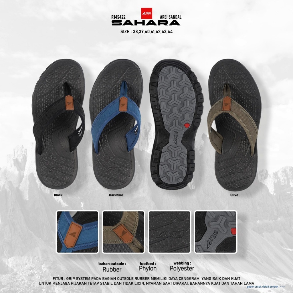 Sandal Jepit Pria Sahara Arei Outdoorgear
