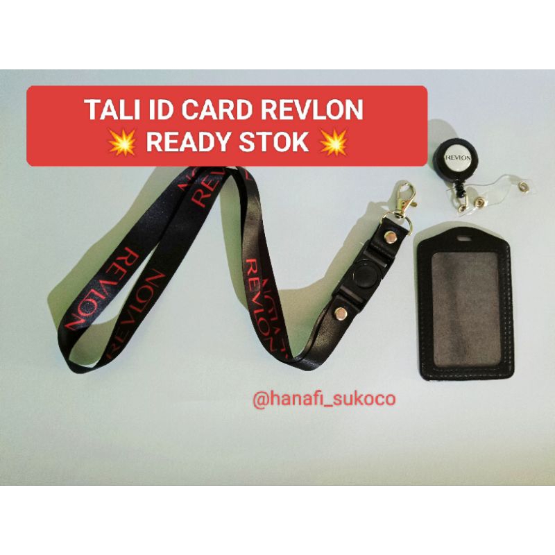 

REVLON tali id card printing Revlon [READY STOK] Lanyard SATUAN