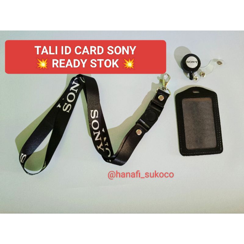

SONY tali id card printing Sony [READY STOK] Lanyard SATUAN