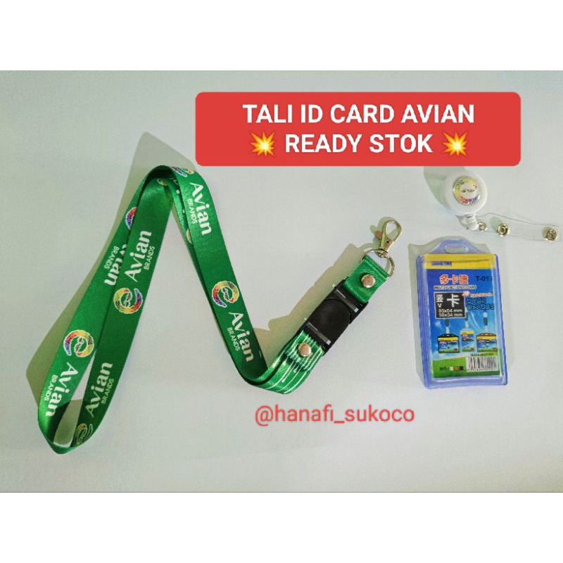 

AVIAN tali id card printing avian [ READY STOK] Lanyard SATUAN