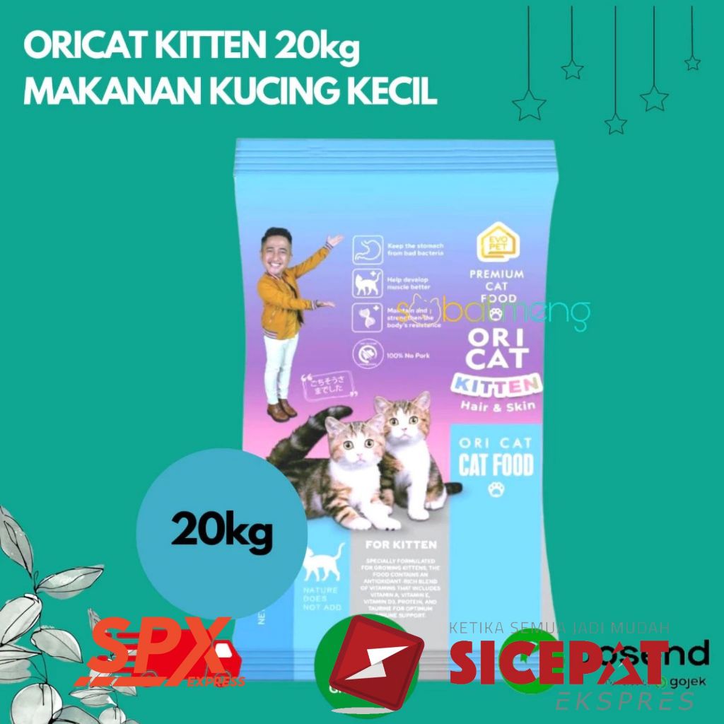 ORI CAT KITTEN 20KG | ORICAT KITTEN 20KG - KHUSUS EXPEDISI