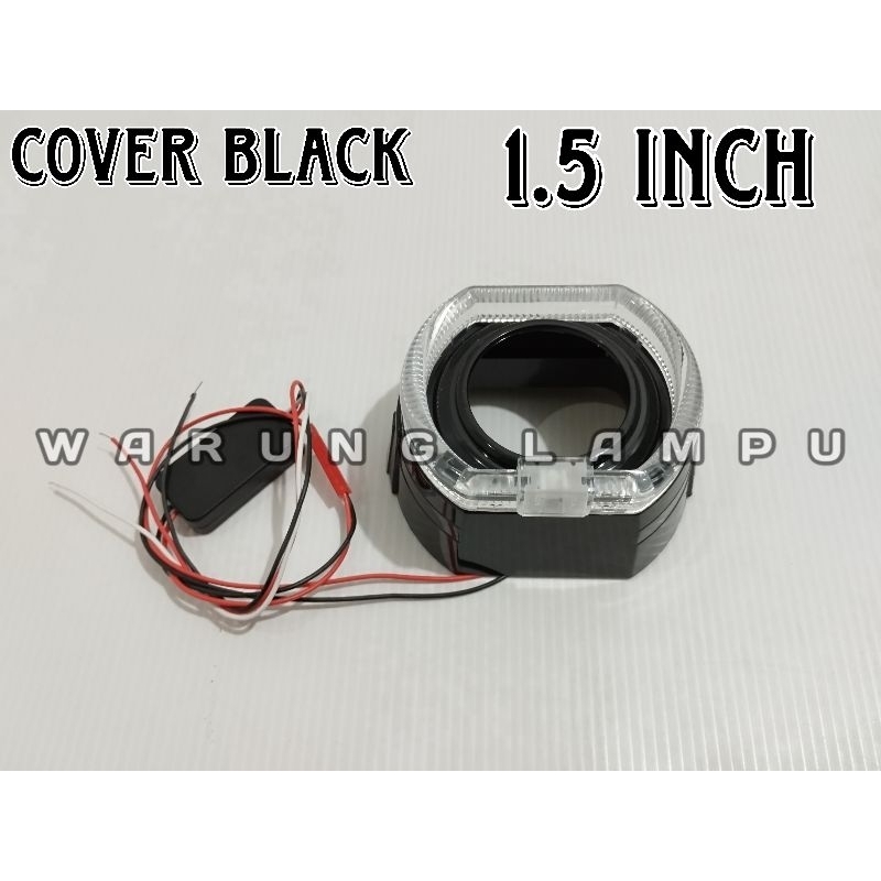 Shroud Biled Shroud BMW Ukuran 1,5 Inch 2,5 Inch 3 Inch Cover Hitam