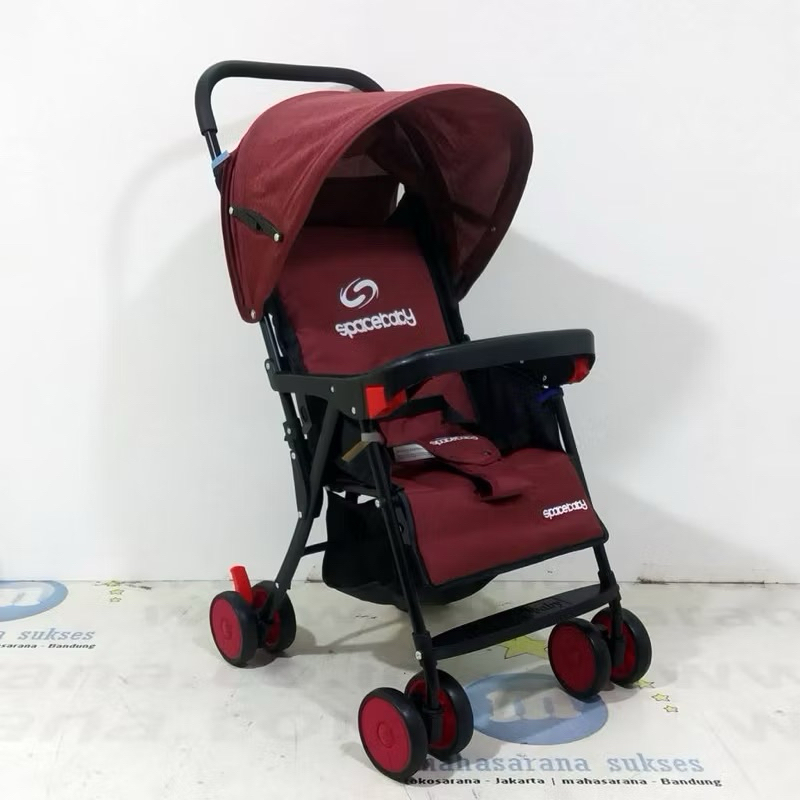 SPACEBABY STROLLER BAYI NEWBORN STROLLER LIPAT SB204 | BABY STROLLER NEWBORN DUA ARAH SPACEBABY SB20