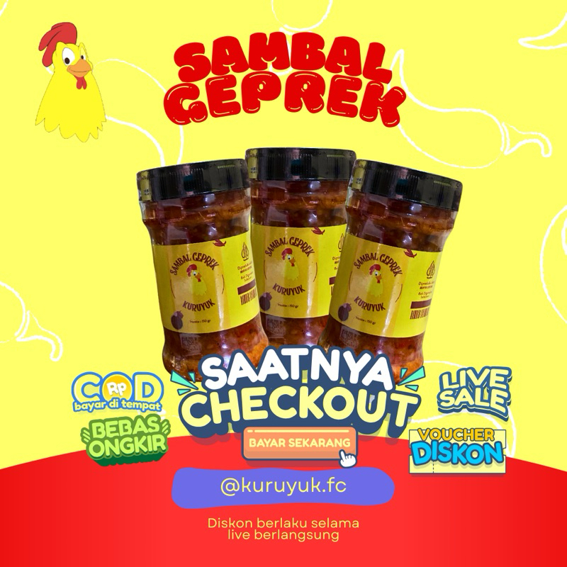 

SAMBAL GEPREK KURUYUK FC 150 GR