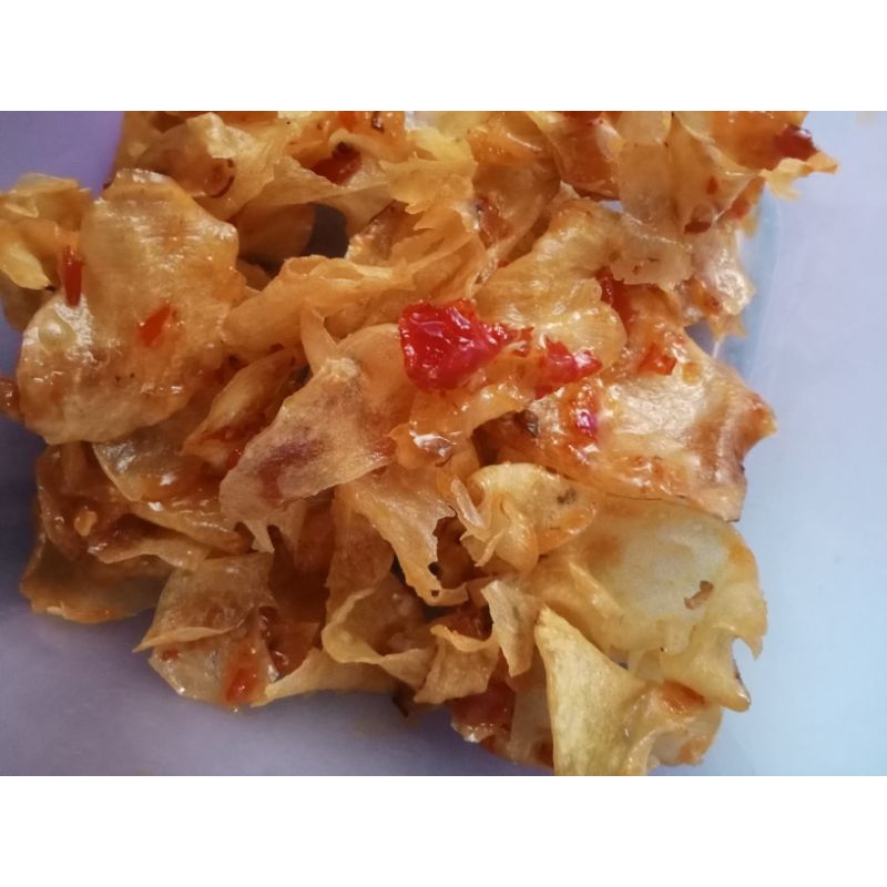 

keripik ubi pedas asem