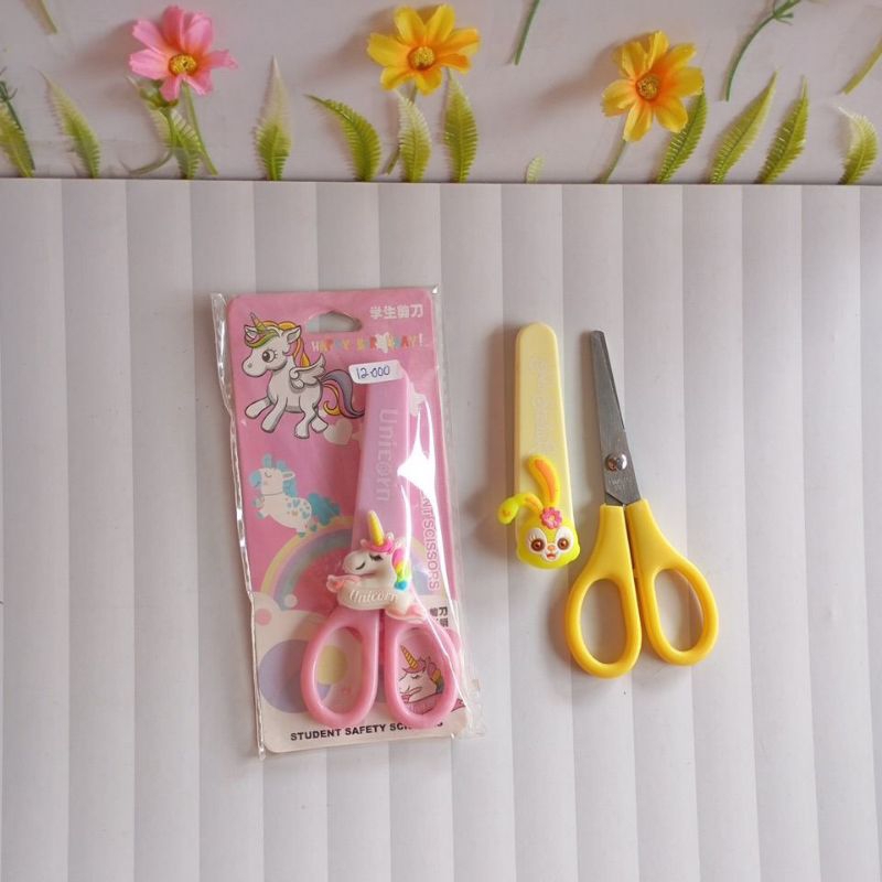 

(bukan grosir) [Aesthetic by fss.id] gunting anak/gunting karakter/gunting anak besi