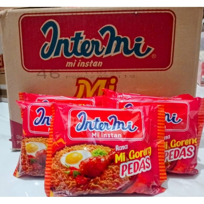 

INTERMI Mi Instan goreng pedass