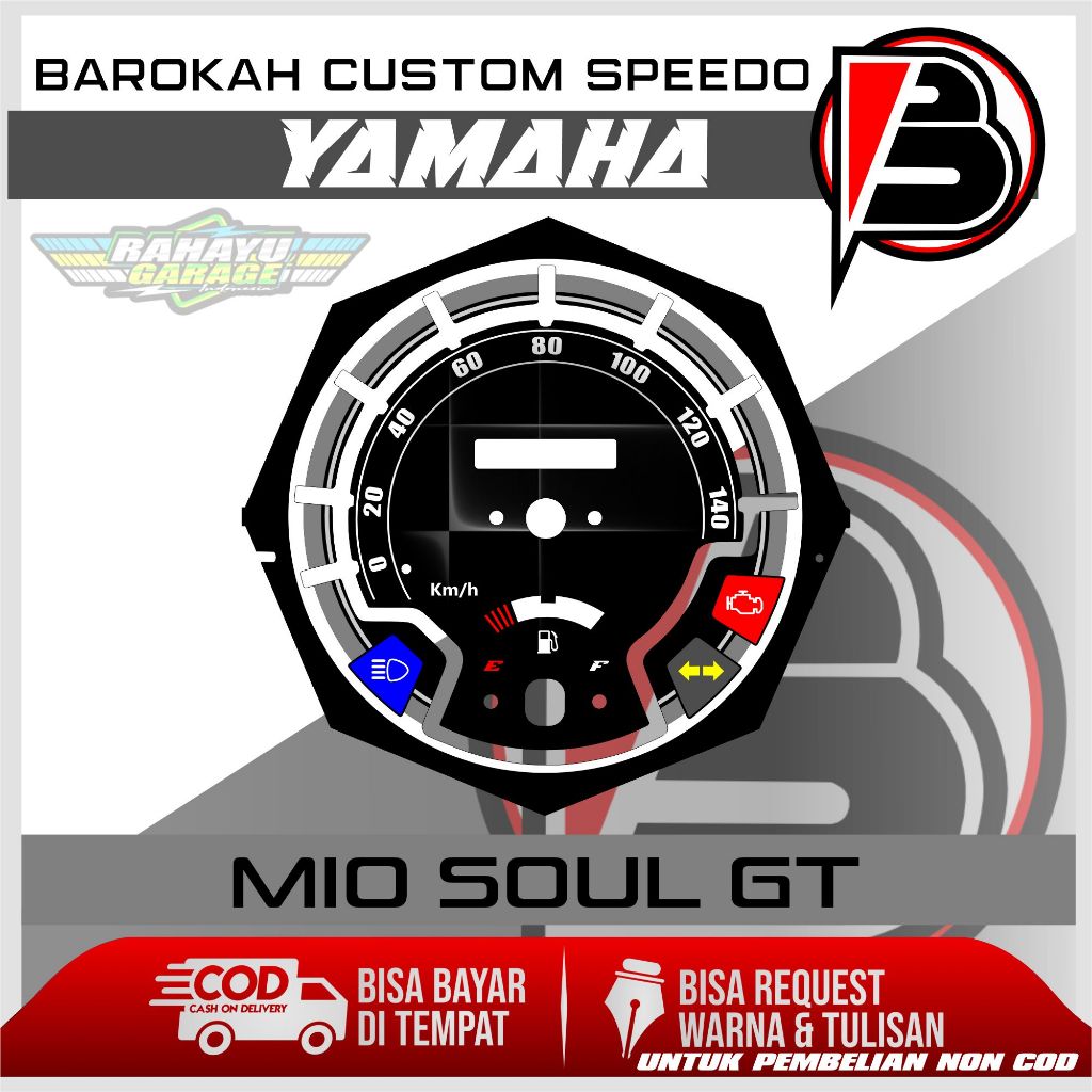 PAPAN SPEEDOMETER CUSTOM YAMAHA MIO SOUL GT