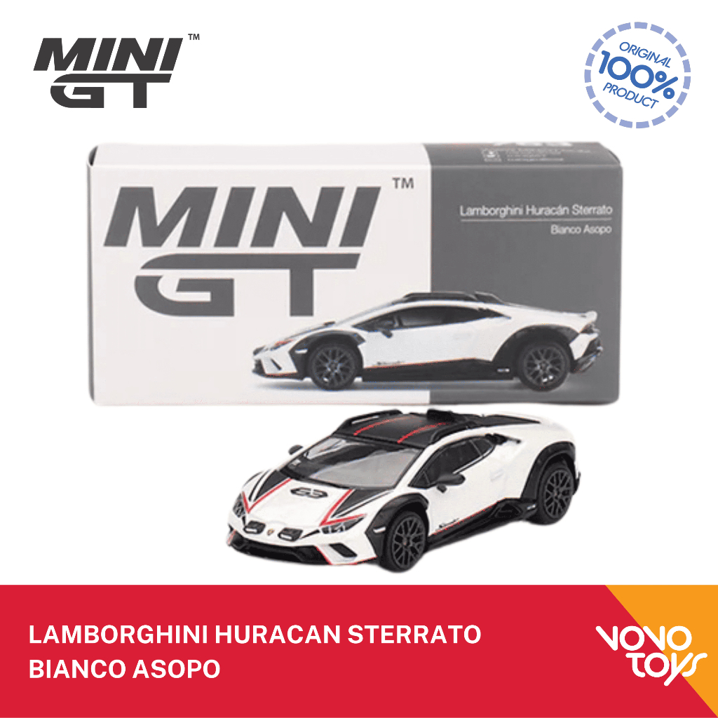 MiniGT 763 Lamborghini Huracan Sterrato Bianco Asopo