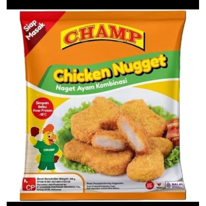 

Champ Chicken Nugget 225 gram