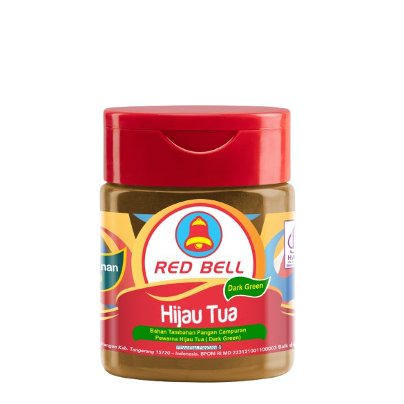 

Red Bell Pewarna Powder Hijau Tua 90gr
