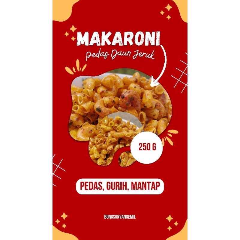 

Makaroni Pedas Daun Jeruk 250Gr