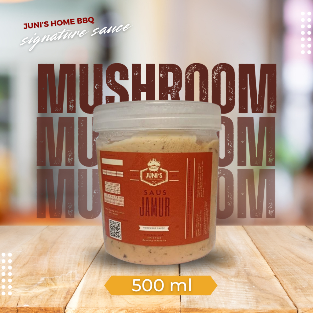 

SAUS JAMUR MUSHROOM SAUCE 500 ML HALAL JUNIS FOOD