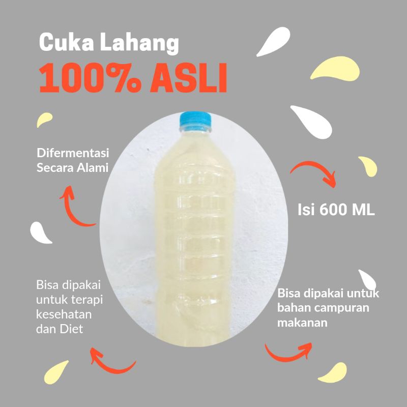 

Cuka Aren / Cuka Lahang Asli Madura 600 ml