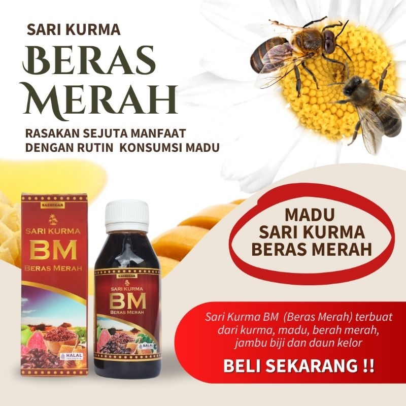 

Sari Kurma Beras Merah Plus Jambu Merah Dan Daun Kelor Penambah Trombosit