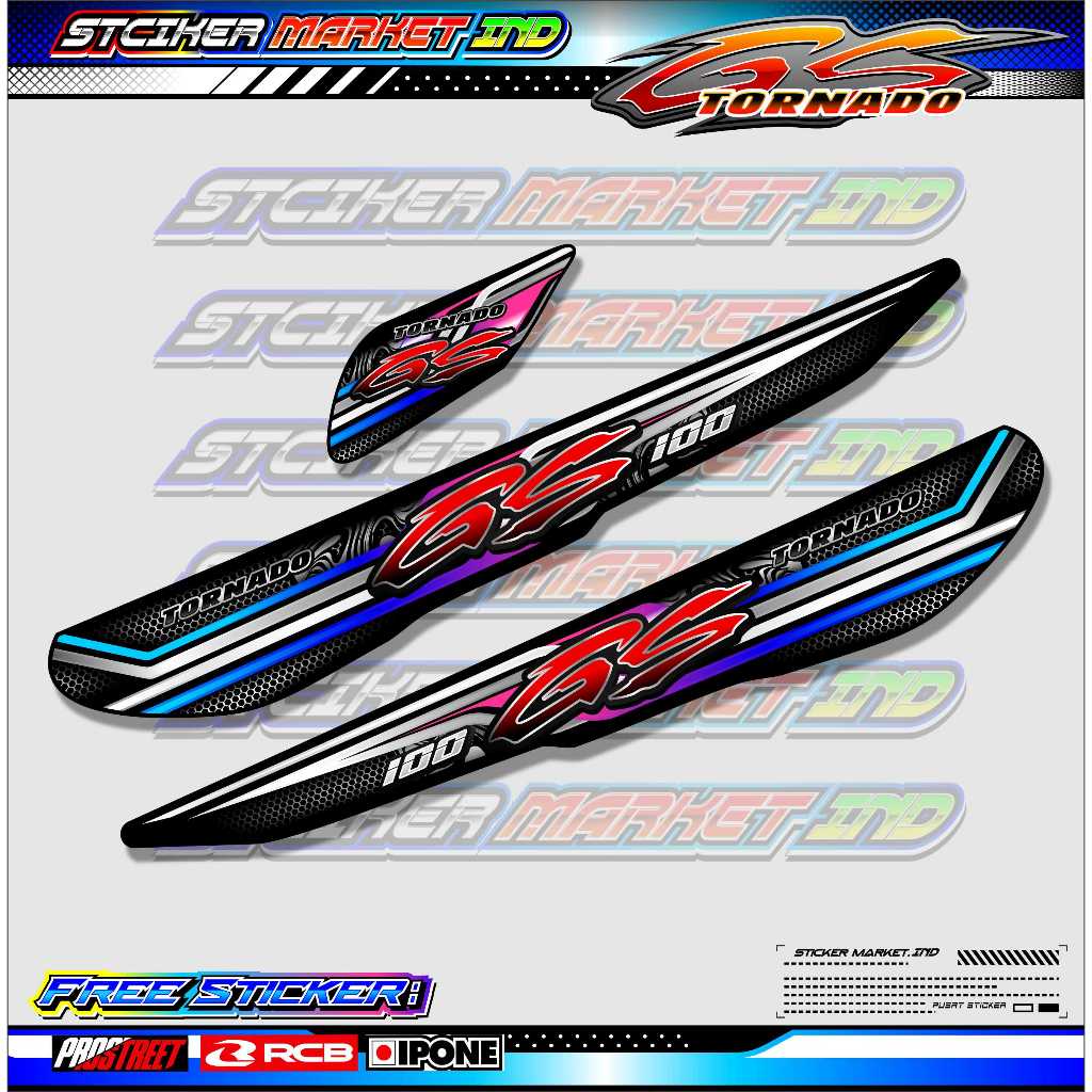 STRIPING VARIASI SUZUKI TORNADO GS / STICKER LIST VARIASI MOTOR SUZUKI TORNADO GS