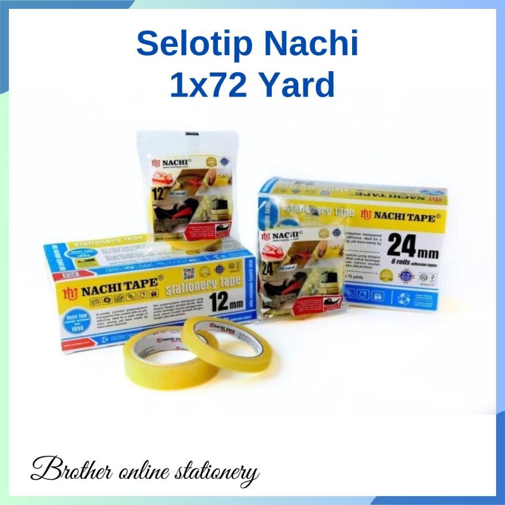 

BOS Selotip NACHI 1x72 Yard/Isolasi/Tape/Perekat