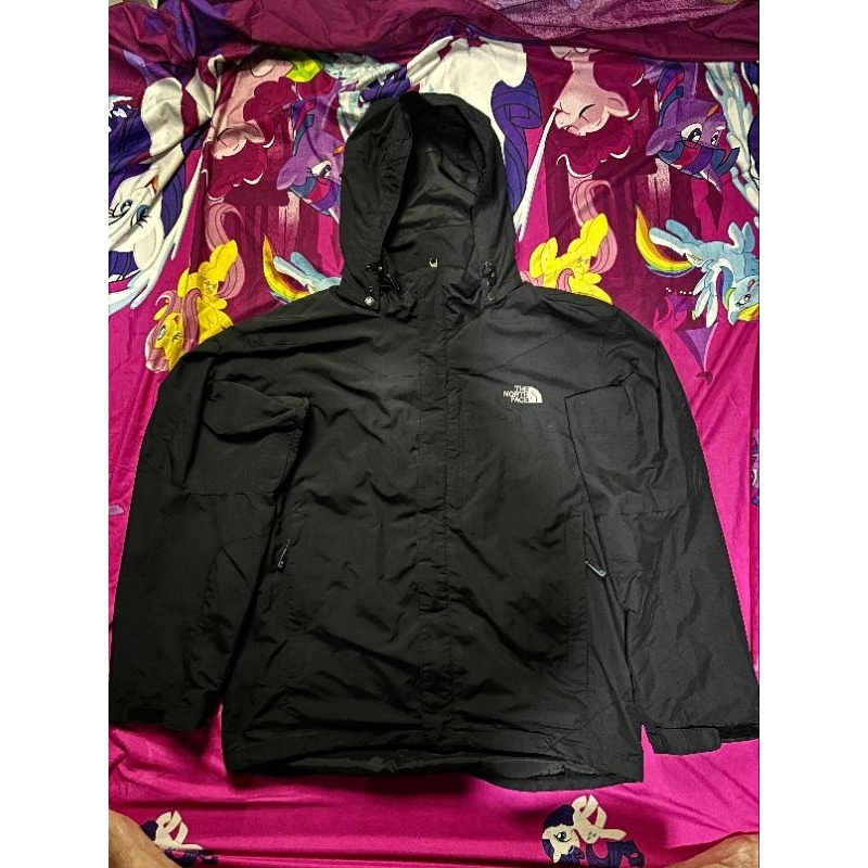 Jacket TNF Hitam Saku Dada Gorpcore Original