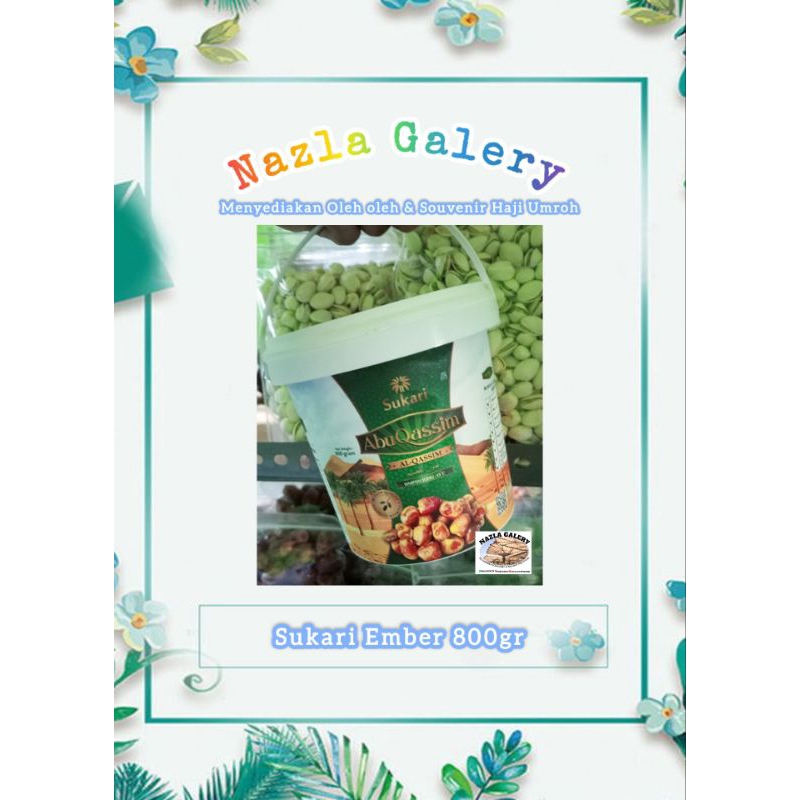 

Kurma Sukari Ember 800gr / kemasan terbaru(Abu Qassim) / Kurma Raja / Kurma ember / Oleh oleh haji umroh