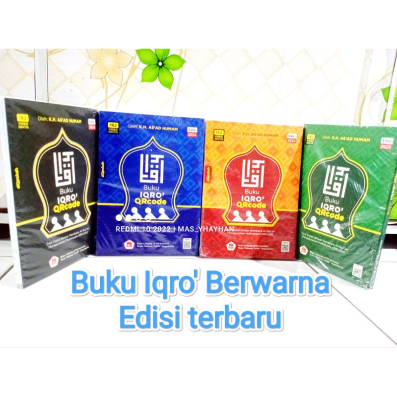 Iqro' berwarna edisi terbaru ( milenial )