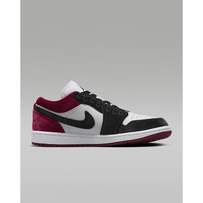 Nike Air Jordan 1 Low SE Sneakers W Black White Team Red Original