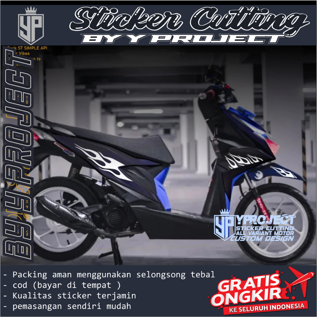 BEAT CUTTING STICKER STRIPING BEAT NEW DELUXE 2020-2023 SIMPLE STYLE MOTIF API HOT WHEELS COPY TRANS