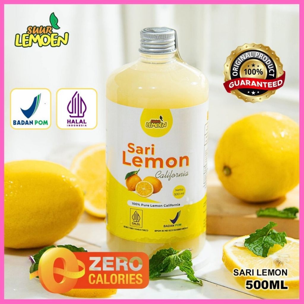 

Sari Lemon Murni Asli 100% 500ML SuurLemoen | Air Lemon Untuk Diet | Jus Organik