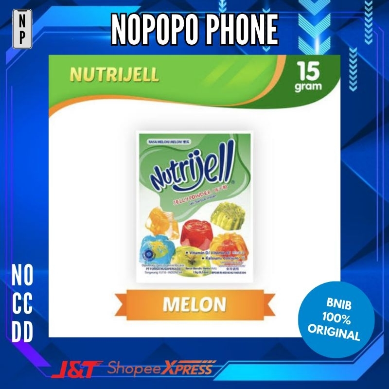 

Nutrijell Agar-agar Bubuk Rasa Melon 15 gr