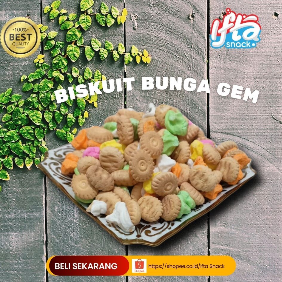 

Biskuit Bunga Gem Ifta Snack 250 gram