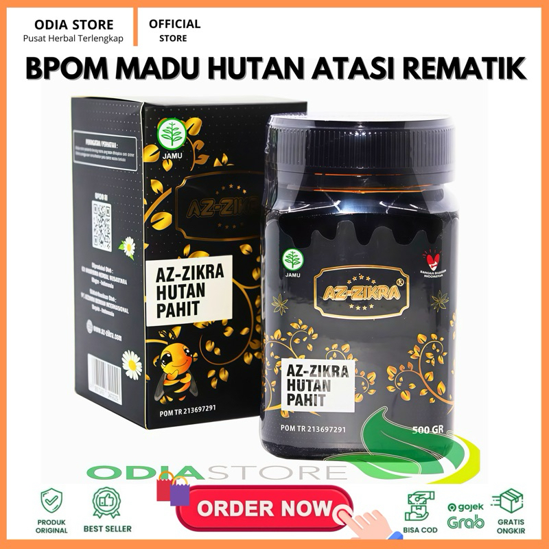 

Madu Az-Zikra Hutan Hitam Pahit | AZ Zikra Hitam 500 gram Azikra Azzikra Kemasan Baru Original