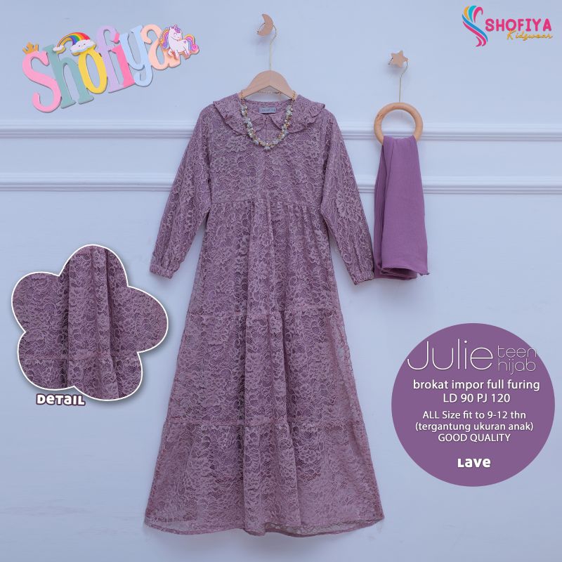 (NEW)GAMIS ANAK SET JULIE BY SHOFIYA KIDS//HUMAIRA#2 SYARI //MAURA SET HIJAB BY CLAUDYA-SHINA BY AYE