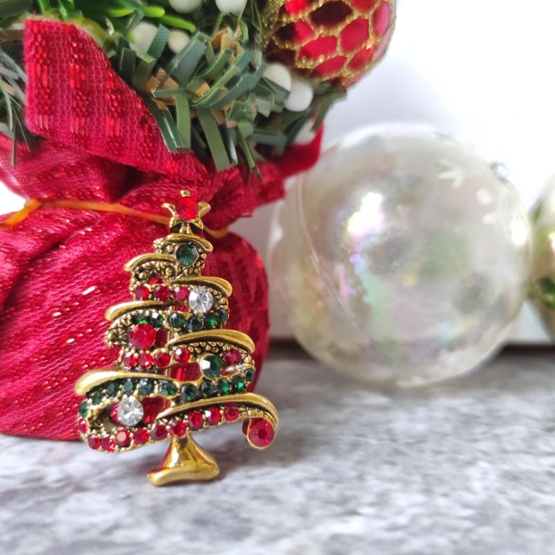 [READY] Bros Natal Christmas Tree Rhinestone C066