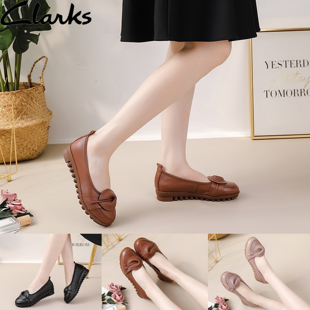 Clarks new Sepatu  pita woman  clarks wanita kulit asli /Sepatu Wanita melati