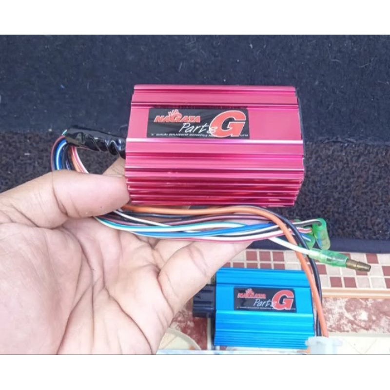 CDI Original Nagata Daytona Japan (Merah FizR dan Biru Jupiter Z) Aluminium CNC