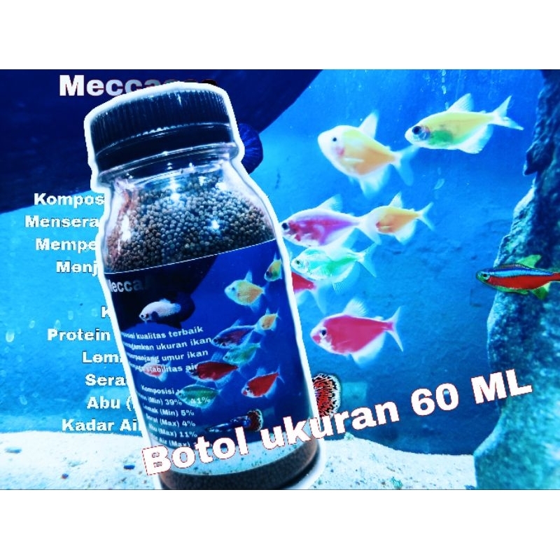 PAKAN IKAN HIAS KECIL JENIS TETRA, CUPANG DLL2