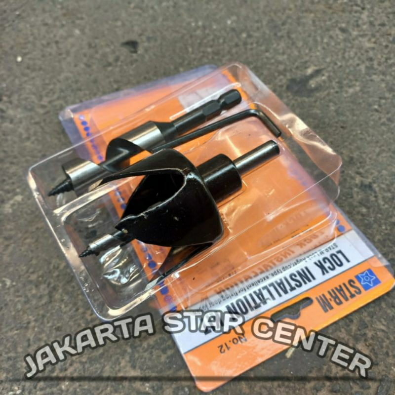 Mata Bor Pembolong Kayu Set Khusus Lubang Kunci Pintu pelubang kunci pintu
