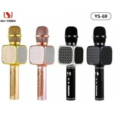 Microphone Karaoke Ys 69 SUYOSO Bluetooth Mic Portable Original 100%