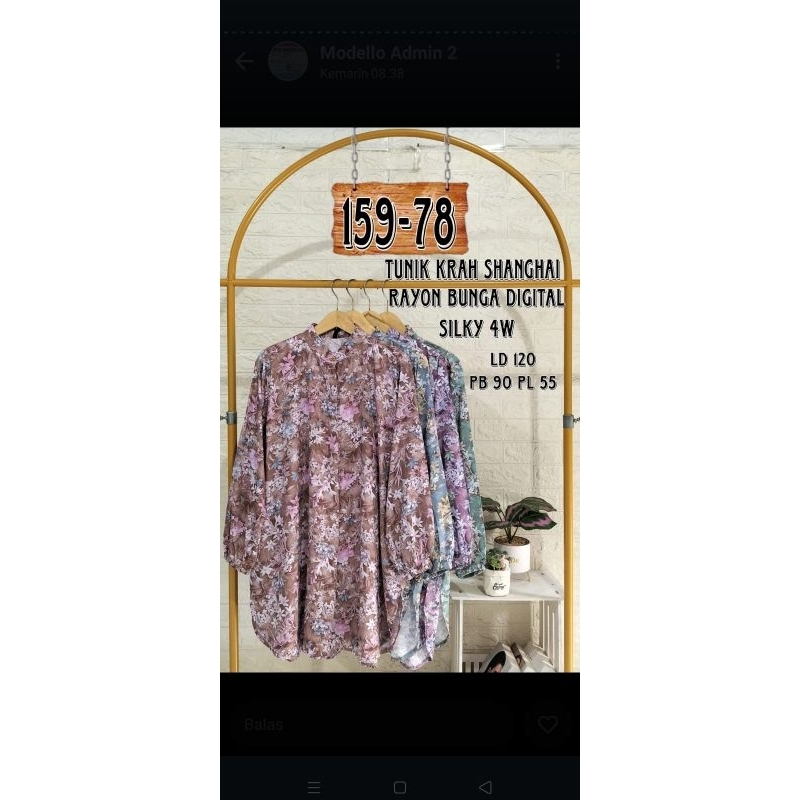 KEMEJA TUNIK KRAH SHANGHAI