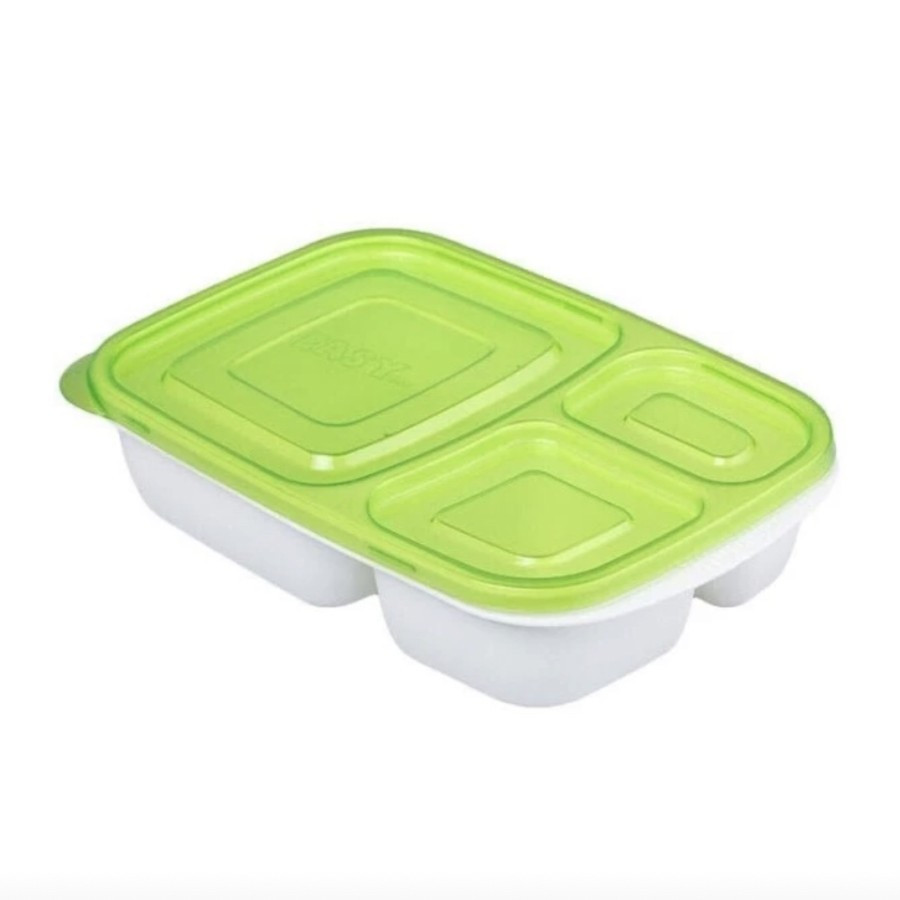 Kotak Makan Sekat 3 Tempat Nasi Bekal Lunch Easy Box One Plastik EB-0011