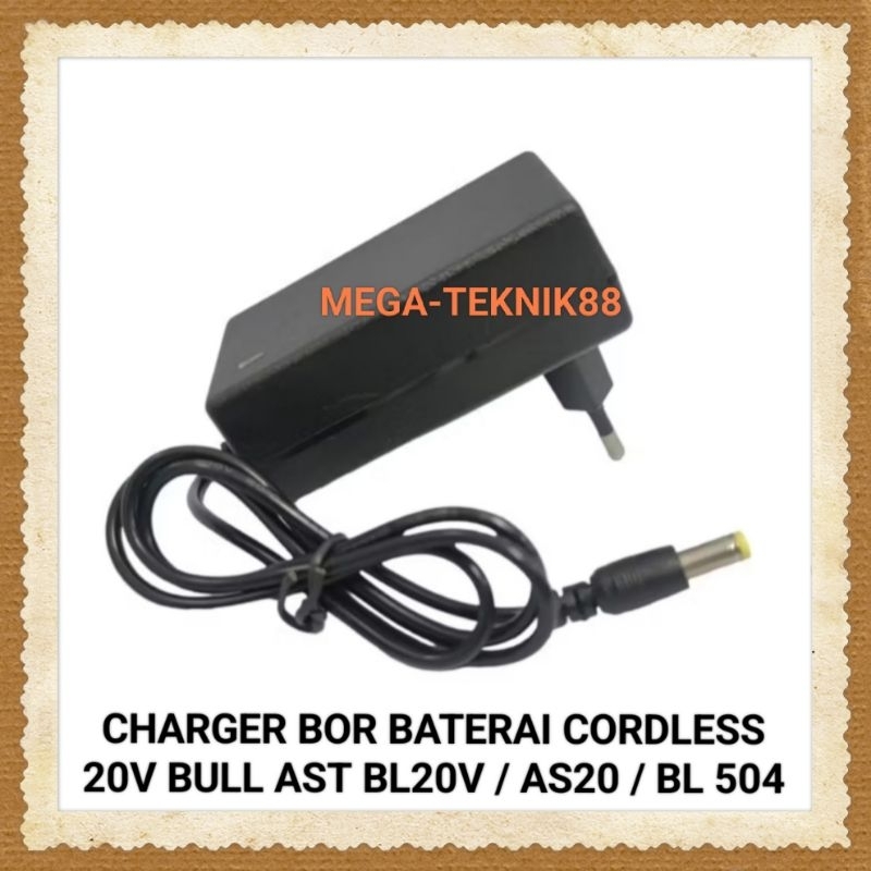 CHARGER BOR BATERAAI CORDLESS 20V BULL / AST BL20V AS20 BL504